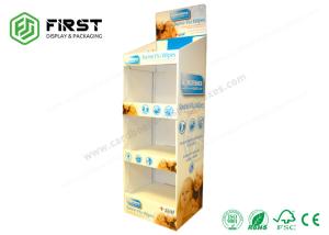 Wholesale Custom Supermarket Cardboard Floor Display Stand Foldable POP Carton Display Stand from china suppliers