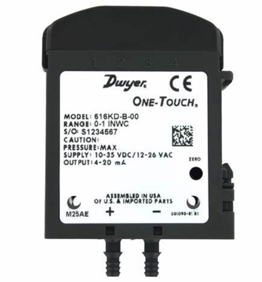 Dwyer 616KD Differential Pressure Transmitter 616KD-B-08-TC