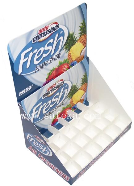 Quality Walmart Fresh Cardboard counter display Box for sale