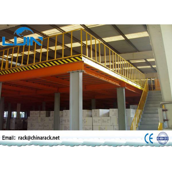 H Beam Steel Storage Mezzanine Platforms , Workshop Warehouse Mezzanine Systems