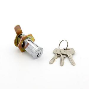 China 52mm Fire Box Lock Brass Cylinder , Cylinder Cam Lock Iron Housing on sale