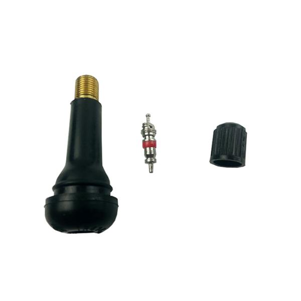 38.1mm Passenger Car Valve Stem TR414 Aluminum Or Brass Stem EPDM Or Natural Rubber