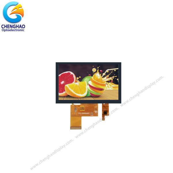 Quality 800*480dots IPS TFT LCD Display 5.0 Inch Capacitive Touch Screen for sale