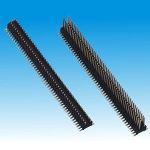 Wholesale 1.27*2.54mm SMT PCB Header Connector , 1AMP Rated Current Dual Row Pin Header from china suppliers