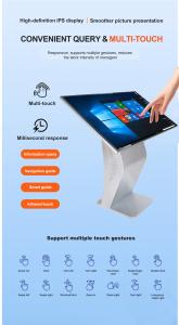 Wholesale Qtenboard 55 65 Inch Touchscreen Android 14 Dual System Portable Self Service Ording Search Kiosk in Mall Bank Airpoart from china suppliers
