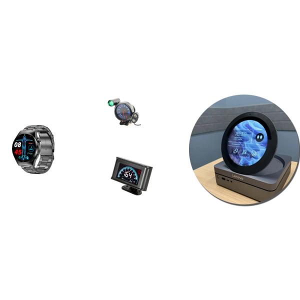 4 Inch Circular Lcd Display Module 720x720 Dots IPS TFT With 40 Pins FPC