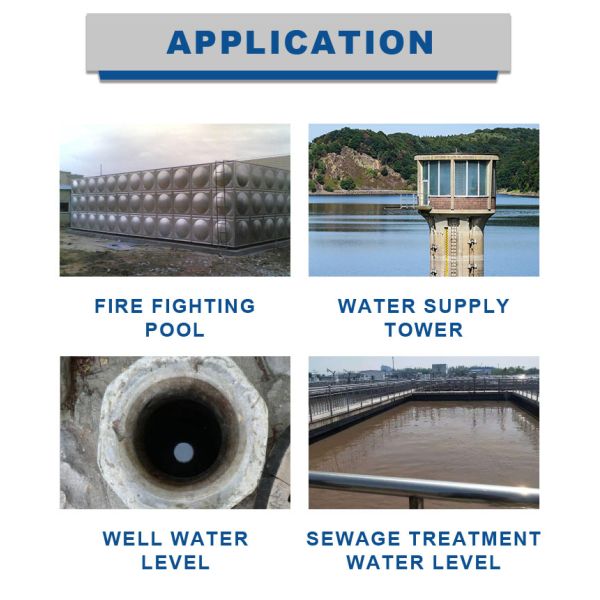 4-20ma 1-5V RS485 Submersible Liquid Water Level Sensor For Water Tank