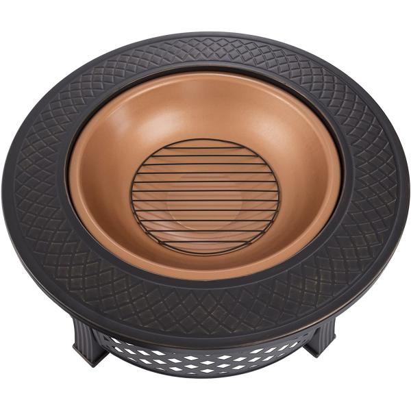 Wood Burning Barrel Modern Wood Burning Fire Pit With Spark Screen Wood Pole