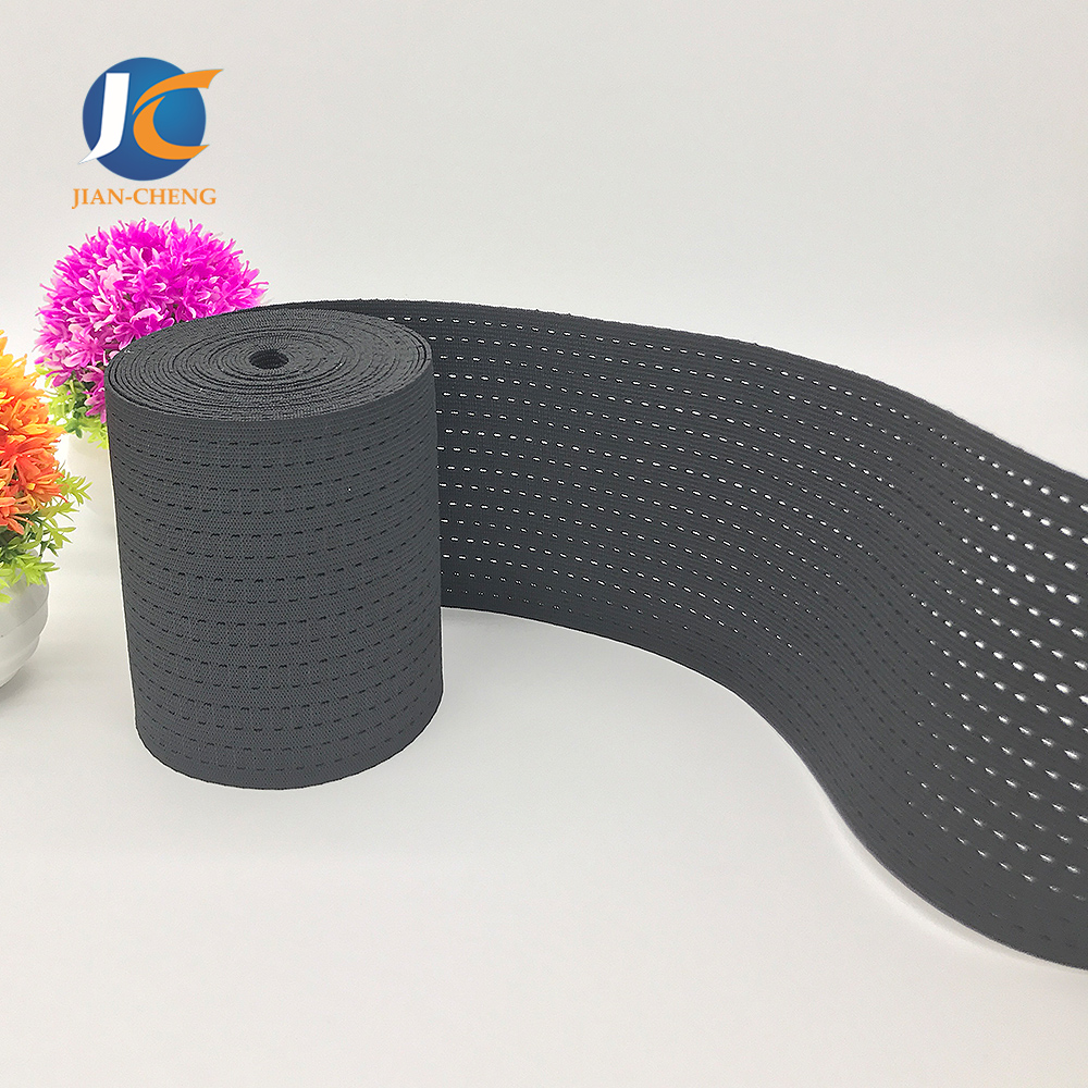 230mm High quality polyester mesh elastic band custom webbing for abdominal binder webbing