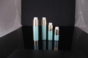 China Black Blue 15 80ml Cosmetic Cream Bottle With Pump OEM UV Coating Acrylic on sale
