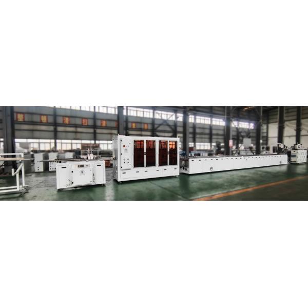 Shenzhen HYPET One Step PE WPC Decking Making Extrusion Machine Line , WPC Co Extrusion Production Line Manufacturer