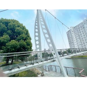 China DIN Metal Steel Fabrication Tension Rod And Tension Bars For Suspension Bridge on sale