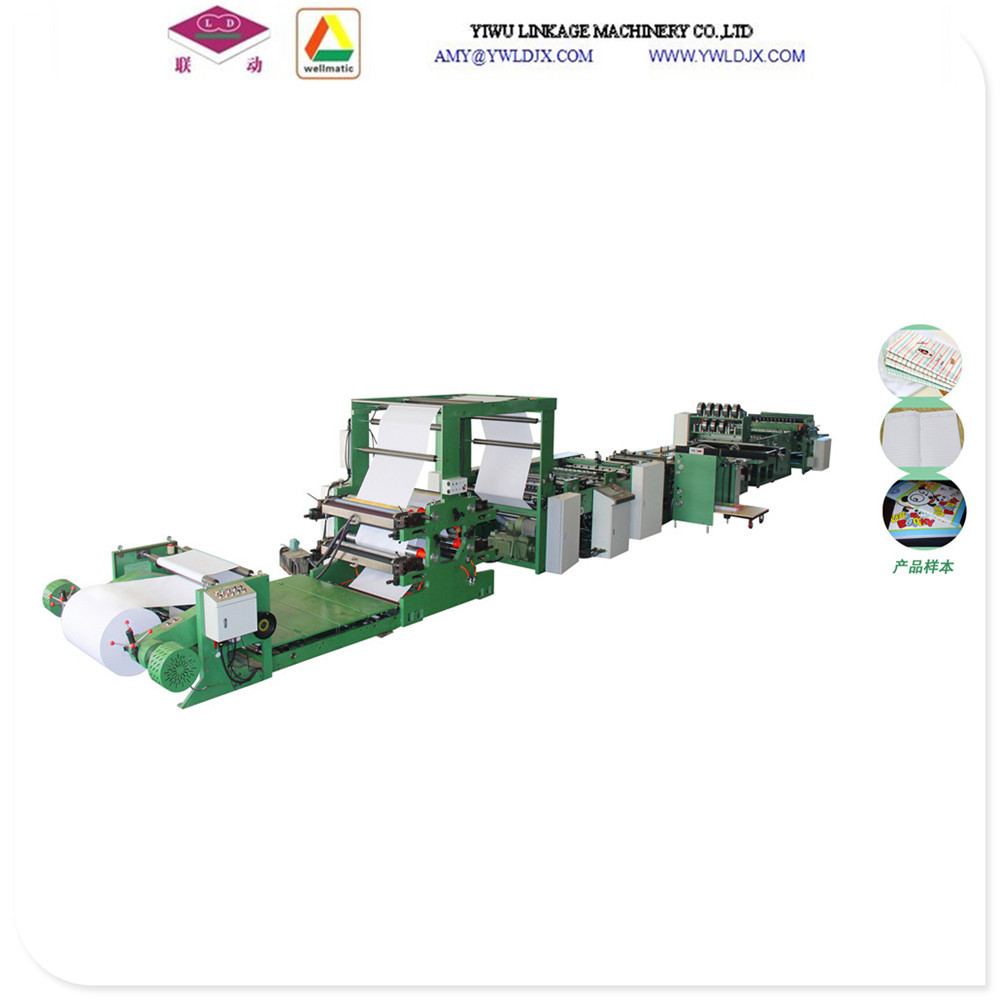 Professional Saddle Stitching Exercise Book Binding Machine for Office Stationery