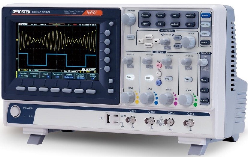 Handheld Digital Storage Oscilloscope 70MHz Lightweight With 256 Color Display