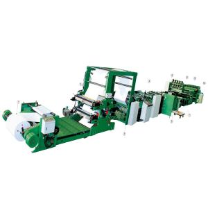 China Ruling Printing Cutting Collecting Folding Machine for Exercise Book Production Ideal on sale
