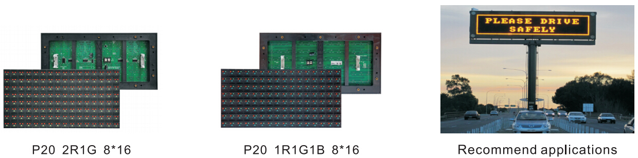10mm 12mm 16mm 20mm Pixel Pitch Changeable Message Displays variable message sign vms