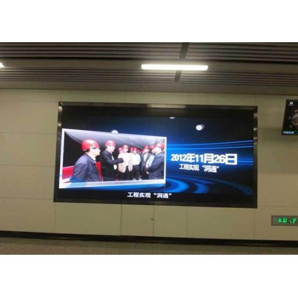 RGB SMD Advertising Indoor Fixed LED Screen 160000 dot/㎡ Density