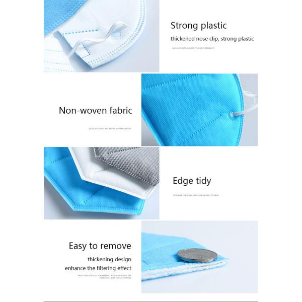 Edge Tidy Foldable Ffp2 Mask Non Stimulating Materials For Textile / Industry