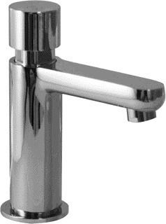 Quality Chrome Plated Self Closing Water Saving Sink Faucet Time Delay Tap for sale