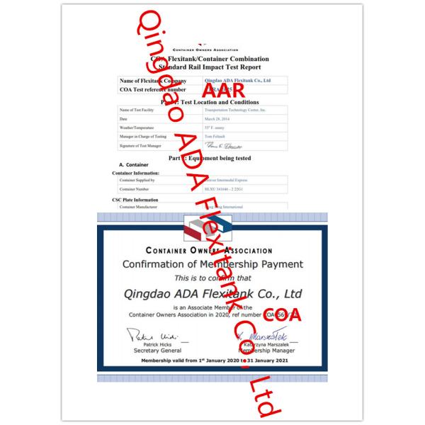 3/4 PE 1 PP Transportation Molasses Flexitank Flexibag