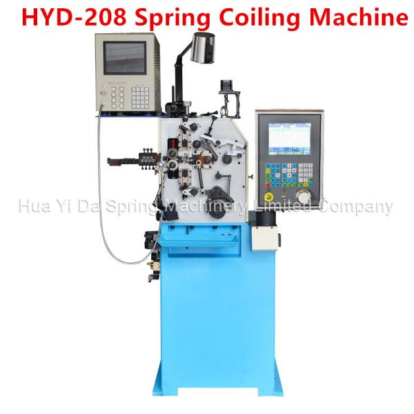 Quality 0.15 - 0.80mm Two Axes Compression Coiler Spring Coiling Machine With Servo Motor for sale