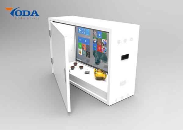 Quality 43 Inch LCD Display Box , Transparent Display Case 89 / 89 Viewing Angle for sale