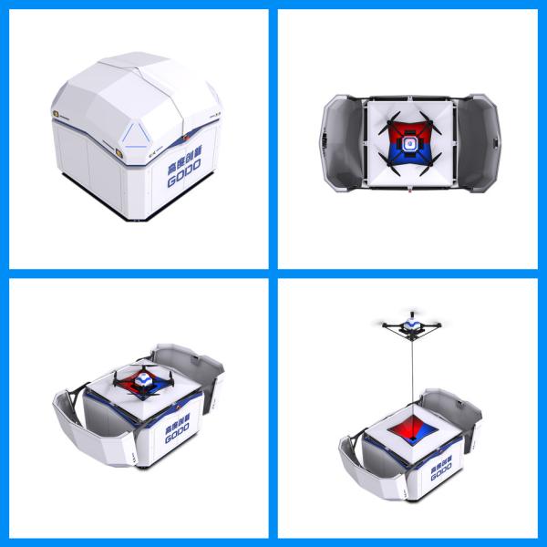 Pipeline Highway Patrol Drones Security Tethered Automatic Dock Nest Remote 24 Hour Hovering