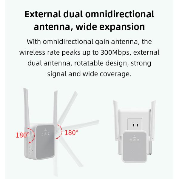 FCC Wall Socket Wifi Repeater , RJ45 4G Mobile Signal Booster