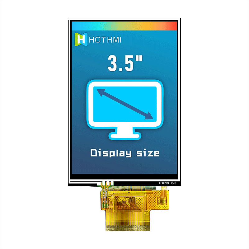 Practical 3.3V 3.5" TFT LCD Module , 45PIN Capacitive LCD Display TFT-H035A5HVTST2R45