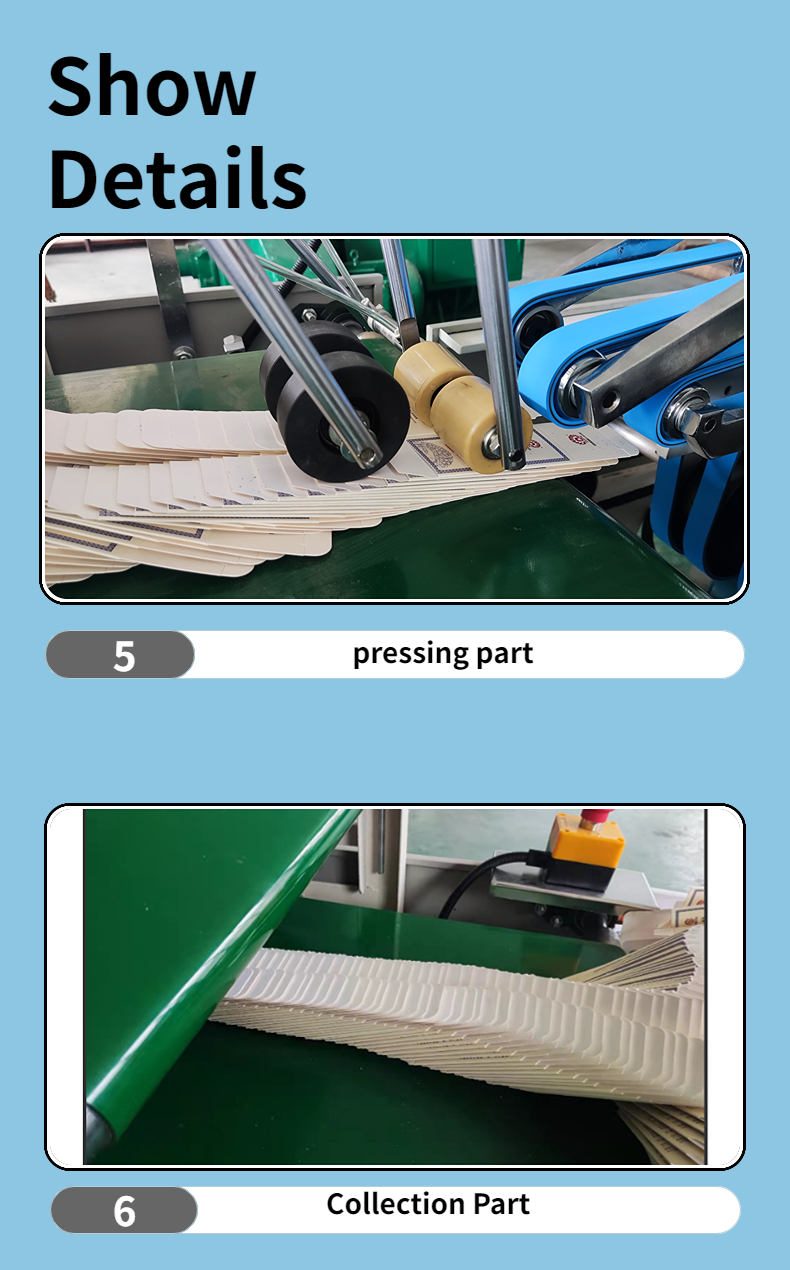 1300kg CQT-650 Side Glue Box Straight Line Box Folder Gluer Parts Hook