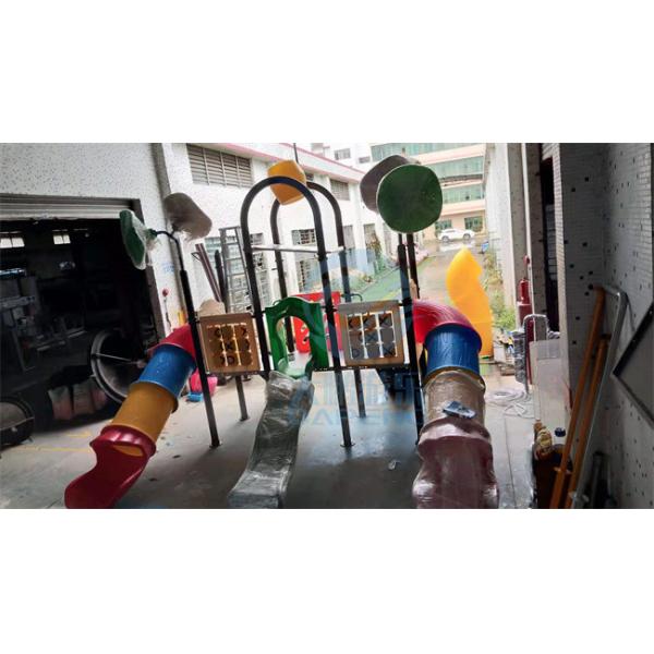 Aqua Park Water Playground Slides LLEPE Small Commercial Water Slide Customized