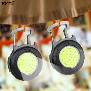 China COB Mini Keychain Flashlight Rechargeable LED Torch Pocket Light 4 Modes for Outdoor on sale