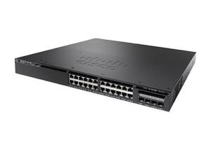 WS-C3650-24PS-E Catalyst 3650 Switch Cisco Catalyst 3650 24 Port PoE 4x1G Uplink IP Services
