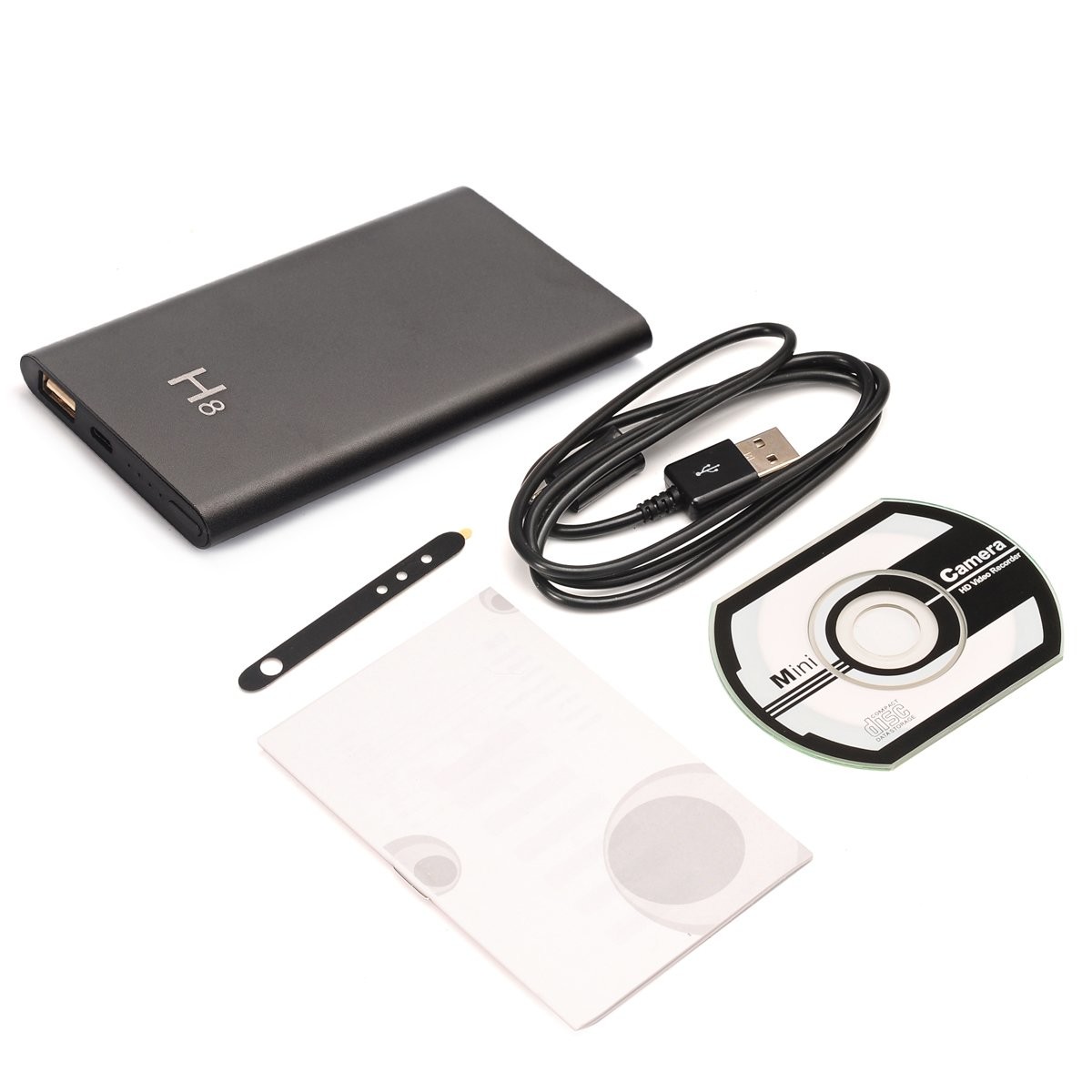 Hidden Cameras Portable Mini HD 1080P WiFi Hidden Camera Power Bank with Motion Detection, Support iOS/Android PC H8