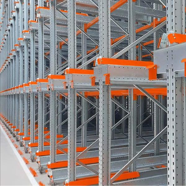 Metal Warehouse Storage Automated Two Way Shuttle Heavy-duty Steel Pallet Rack Radio Shuttle Racking System
