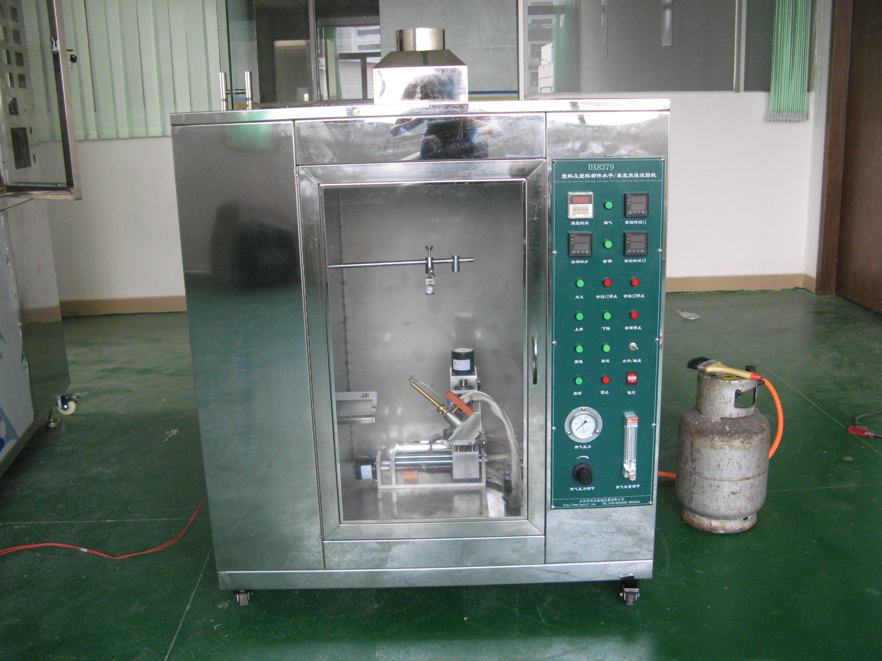 Electric Horizontal Flammability Testing Equipment UL 94 Plastic Materials Tester