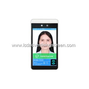 China Wall Mounted LCD Infrared Face Recognition Thermometer on sale
