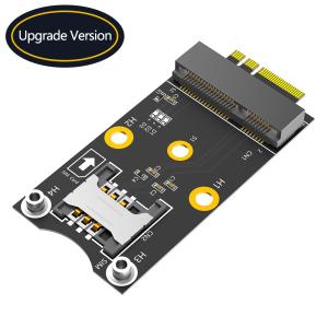 China Mini PCI-E to M.2(NGFF ) key A/E Adapter With SIM card Slot for WiFi/WWAN/LTE Module on sale