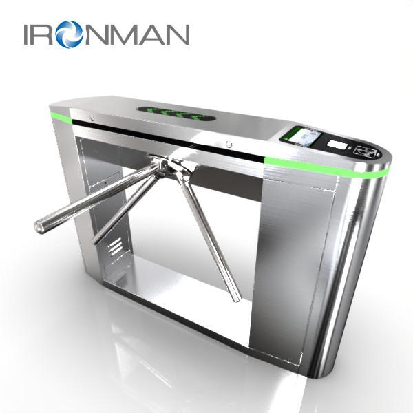 Quality Access Control Tripod Turnstile Gate With Card Reader Low Noise for sale