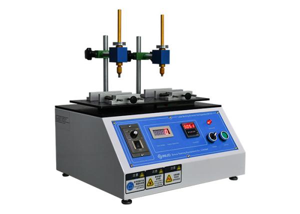 Quality IEC 60320-1 Clause 8.8 Abrasion Resistance Test Machine Stickers Label Ink Rub Tester for sale