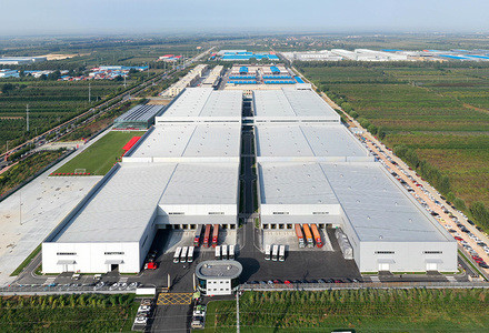 Fast Install Customizable Prefab Metal Warehouse Portal Structure