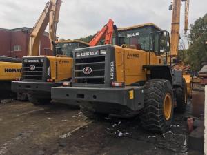 China Diesel Engine Used Wheel Loaders / SDLG LG956L Compact Wheel Loader on sale