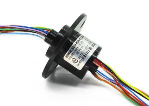 Wholesale 5mm Hole Size Mini Through Hole Precision Slip Ring 2-12circuits Signal For Each Wires Is 2A from china suppliers