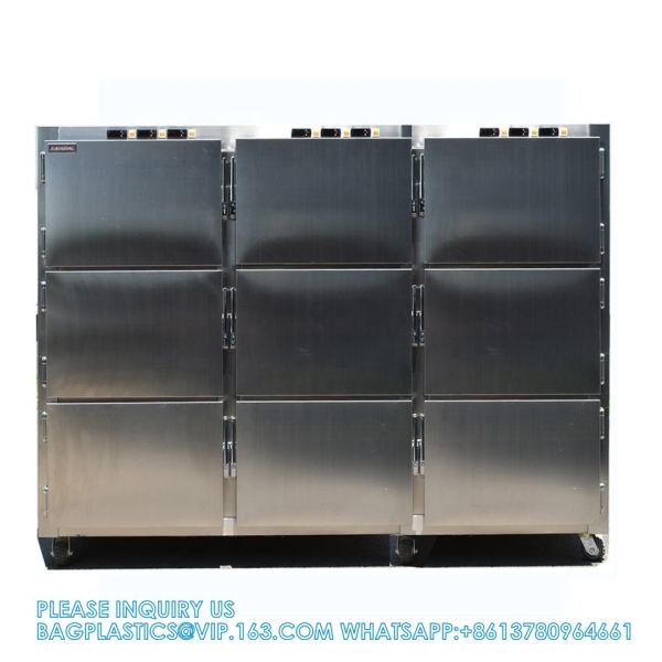 1 To 9 Body Morgue Fridge Corpse Cold Storage Chamber Dead Body Refrigerator With German Compressor