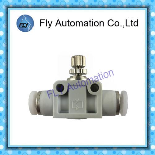 Quality Festo Speed Control Fittings Inline Flow Control Valve With QS Push - In Connector for sale