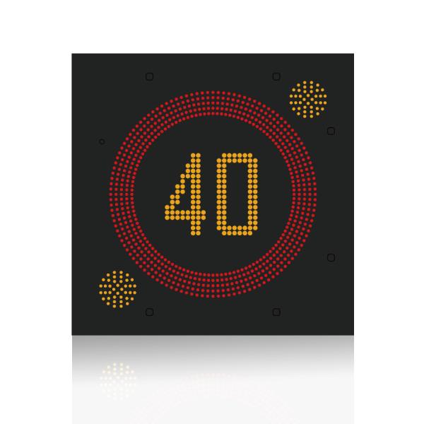 Quality EN12966 Traffic Speed Sign IP65 Full Color Variable Message Sign for sale