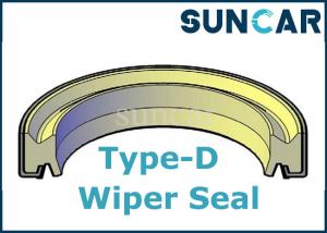 China Press-in Single Lip Type D Hydraulic Wiper Seal on sale