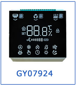 Control/Drive IC comptaible VA HTN Blue Green Backlight COB Segment LCD Module for Customized UPS Inverter Display Panel