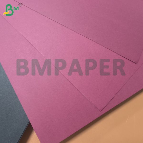 Single Sided 270gsm Premium Red Card Stock Paper Uncoated For Card Making