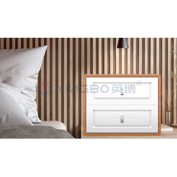 Dual Alarm Simple Design Smart Box Safe Bedside Table Thickened Bolts